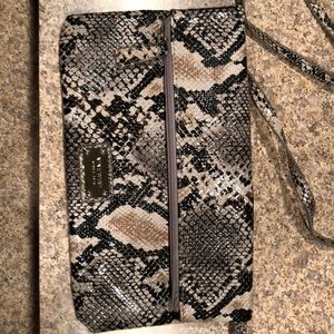 Lizard print purse